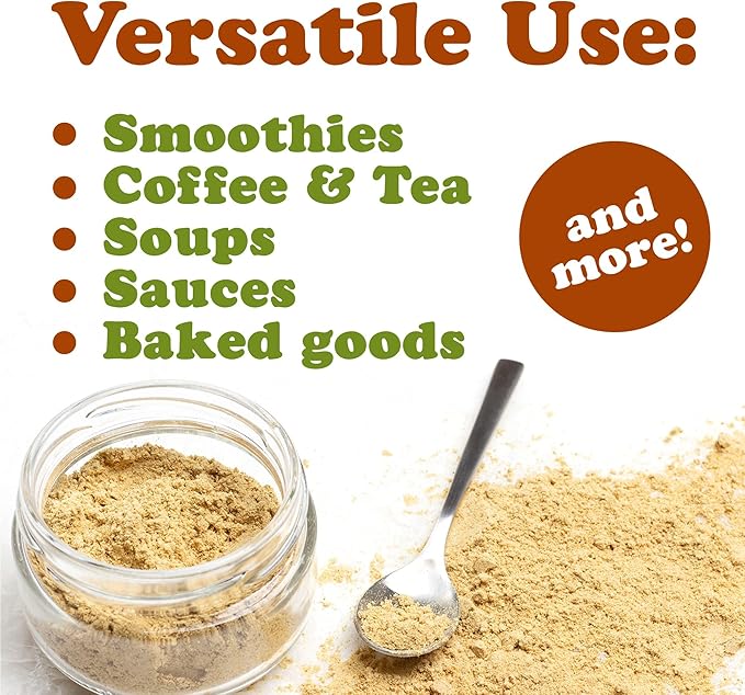 Food to Live - Organic Lion's Mane Mushroom Powder, 2 Pounds – Elevate Your Brain Wellness with Premium, Non-GMO, Natural, and Vegan Superfood to Better Focus