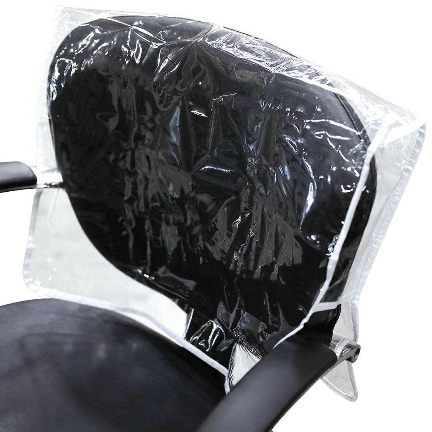 Forpro Premium Square Chair Back Cover, Fits Most Standard Salon Chairs, Vinyl Chair Cover, Clear