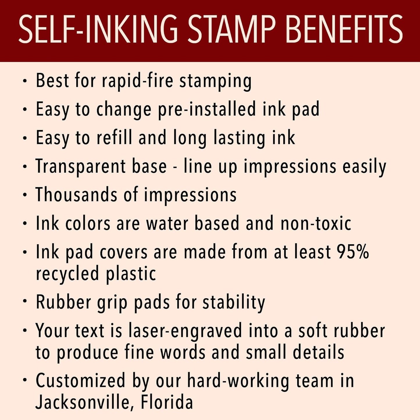 Custom Self-Inking Stamps | 49 Designs | Fun Phrases | Grading Made Easy | Classroom & Library Stamps (Jawesome Work, Xtra Large)