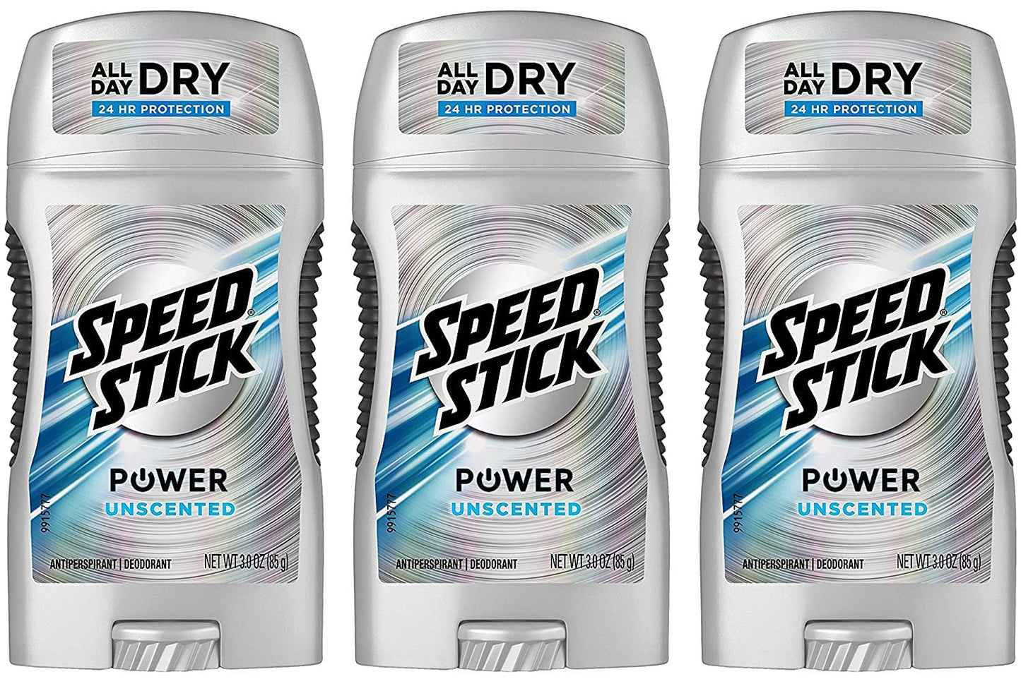 Speed Stick Anti-Perspirant Deodorant, Unscented 3 Oz (Pack Of 3)