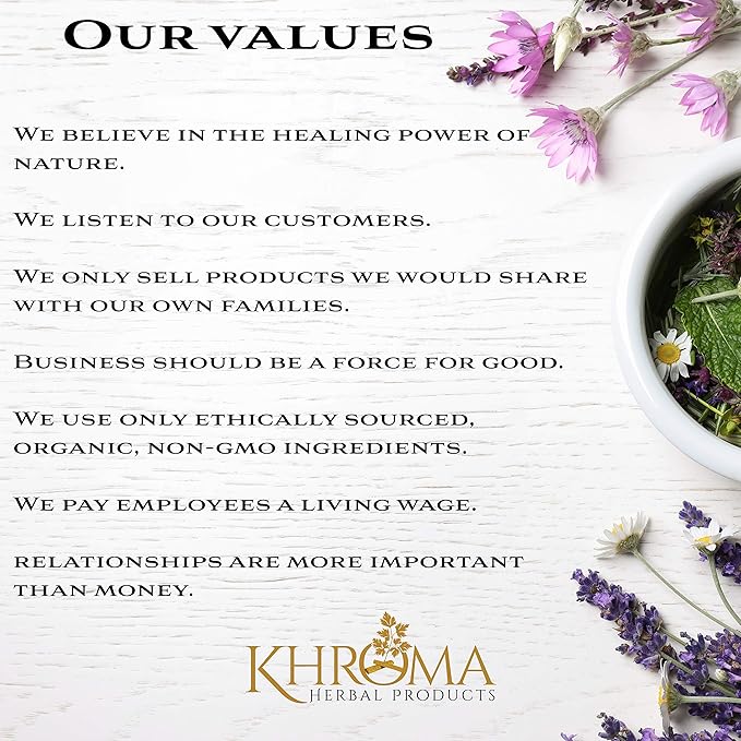 Organic Trace Minerals - by Khroma Herbs - 2 oz Liquid Plant-Based Trace Mineral Blend - Designed for Maximum Absorption - 30 Servings