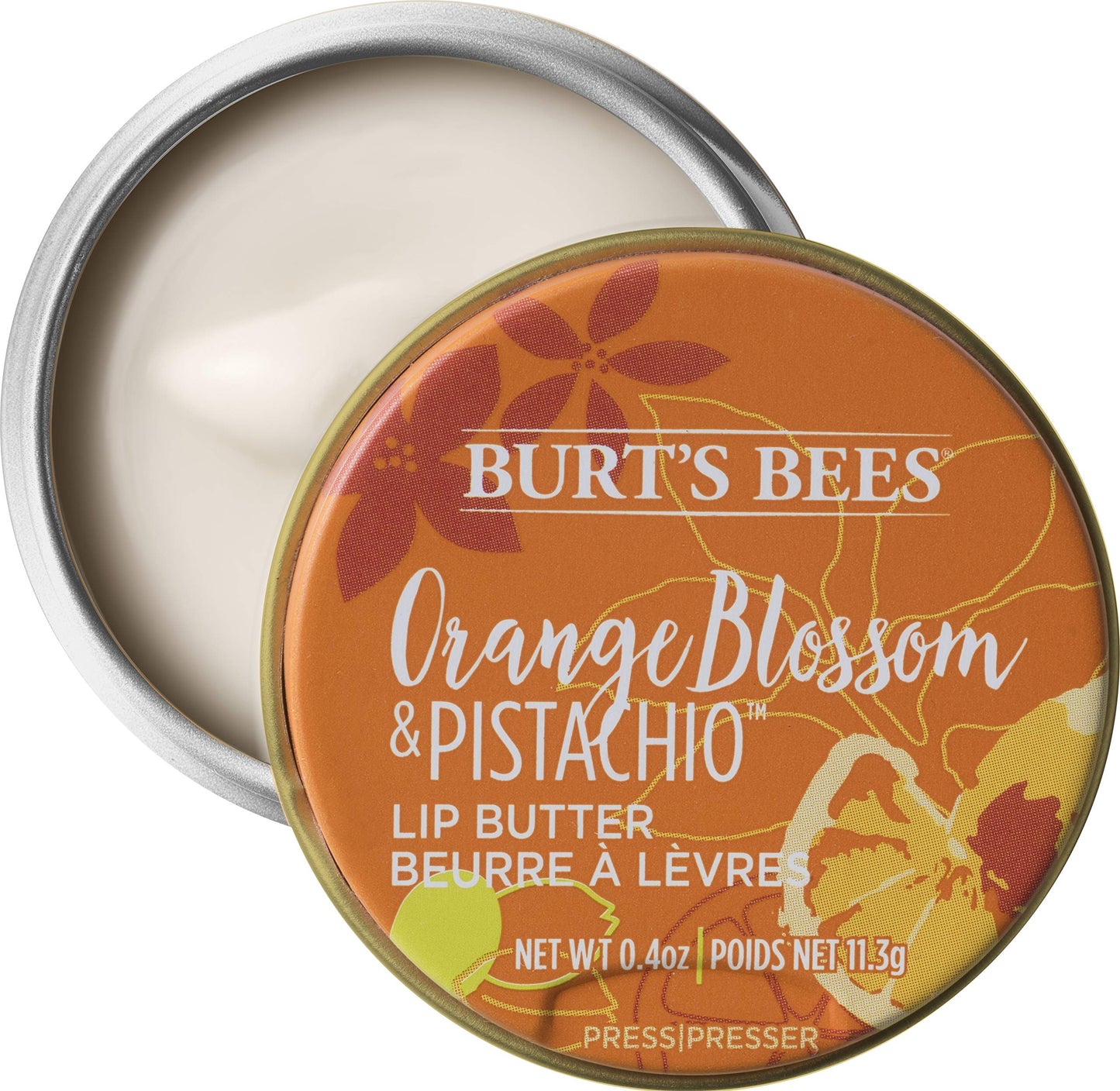 Burts Bees Orange Blossom And Pistachio Lip Butter Lip Balm Unisex 0.4 Oz