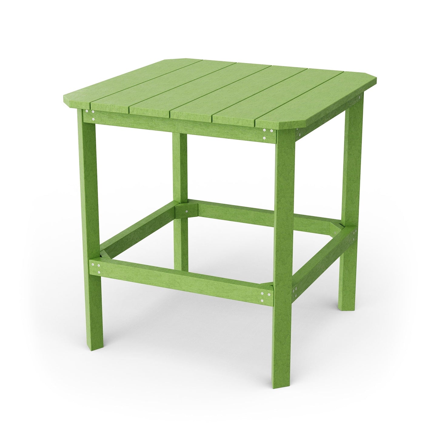 Wildridge Classic 36" High Counter Table, Lime Green - Outdoor Weather Resistant Recycled Plastic Furniture for Patio