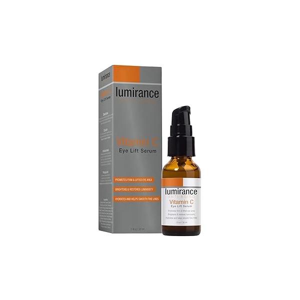 Vitamin C Eye Lift Serum, Minimizes the Look of Wrinkles and Crows Feet, Helps with Firming Dark Circles, 30ml/1 fl oz