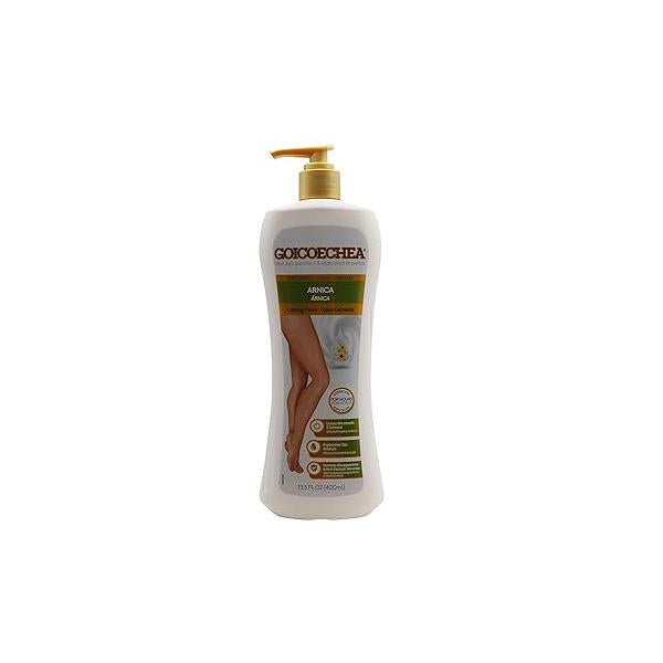 Goicoechea Calming Touch Body Lotion, Moisturizing Skin Care with Arnica & Chamomile, Improves Appearance of Varicose Veins Blemishes, Smooths Tones, 13.5 oz