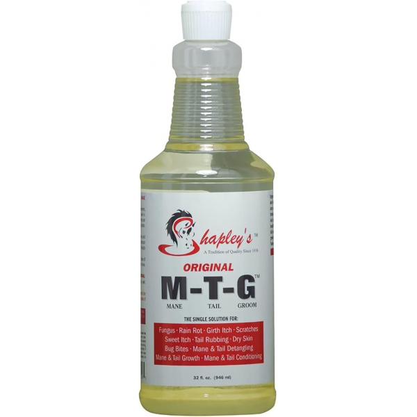 Shapley's 32 Fl Oz Original M-T-G Skin Healing and Hair Growth Treatment Mane Tail Detangler