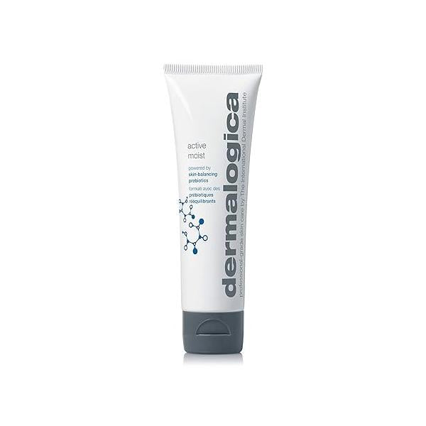Dermalogica Active Moist Face Moisturizer, Oil-Free Lightweight Daily Hydrating Lotion, Helps Improve Skin Texture and Combat Surface Dehydration for Women Men
