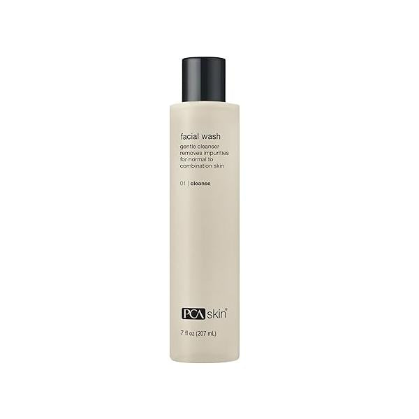 PCA SKIN Gentle Foaming Face Wash, Hydrating Facial Cleanser, Removes Makeup and Hydrates Purifies Skin, Good for Sensitive, Combination, Normal, Acne-Prone 7 oz Bottle