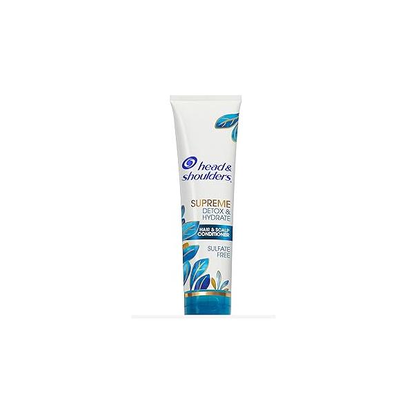Head & Shoulders Supreme Detox Hydrate Hair Scalp Conditioner, Coconut, 9.4 Fl Oz