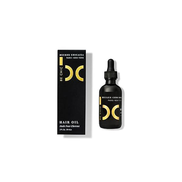Hair Oil by Becker Chicaiza - Certified Vegan, Lightweight, Frizz Control, Shine Enhancing for All Types, Leaves Feeling Nourished and Soft 2 fl oz