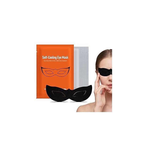 YDN Self-Cooling Eye Mask for Dry Eyes, Dark Circles, Puffy Eyestrain, Ice Patches Travel, Party, Wedding Gifts, Overnight, Work
