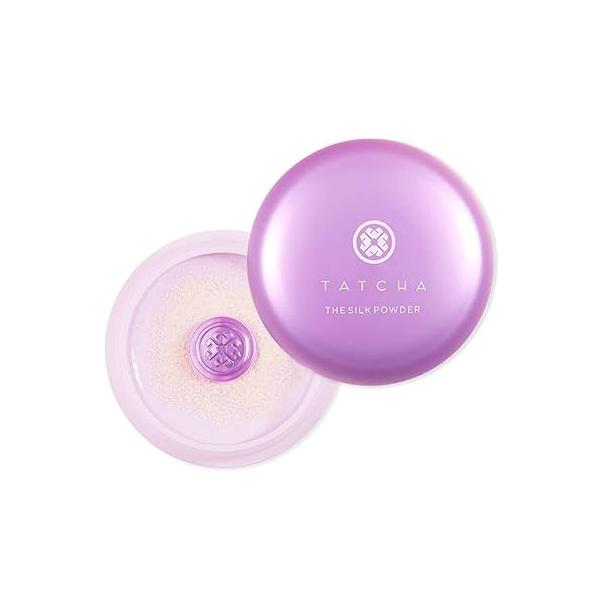 Tatcha The Silk Powder | Protective Setting Helps Makeup Last Longer, Blurs Pores & Provides a Translucent, Soft-Radiant Finish, 20 G| 0.7 oz