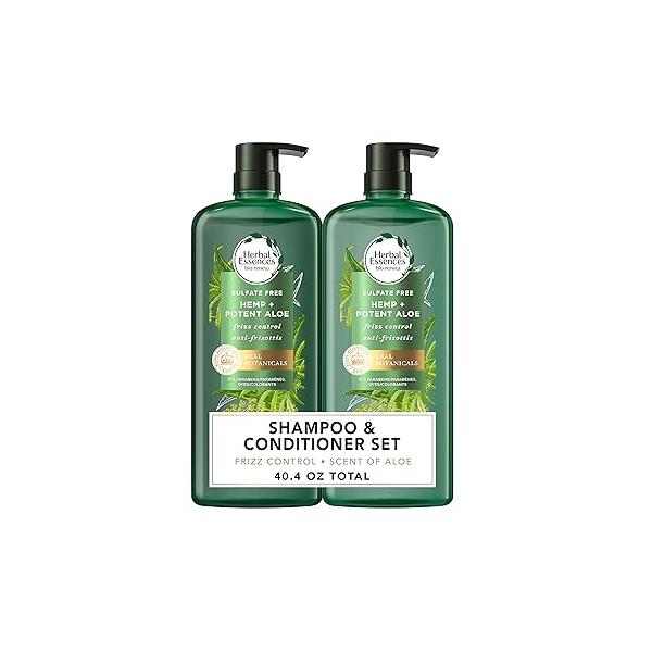 Herbal Essences bio:renew Potent Aloe + Hemp Shampoo and Conditioner Bundle