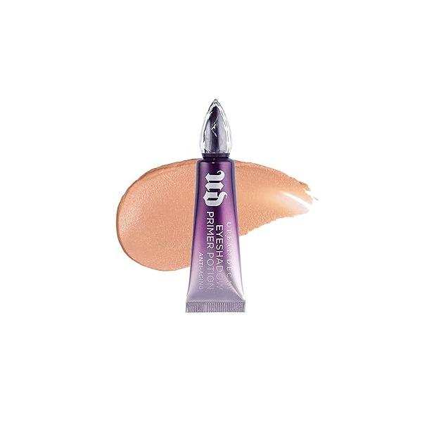 Urban Decay Anti-Aging Eyeshadow Primer Potion, Nude Eye Primer, Improves Look of Fine Lines & Texture, Smooths Preps Eyelid Base for Vibrant Color, Crease-free Makeup Looks, Vegan