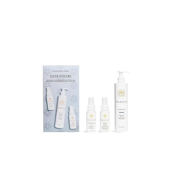 INNERSENSE Organic Beauty - Hair Revival Duo Holiday Set | Detox Mask, Hydrate Mask Non-Toxic, Cruelty-Free, Clean Haircare (2 piece set)