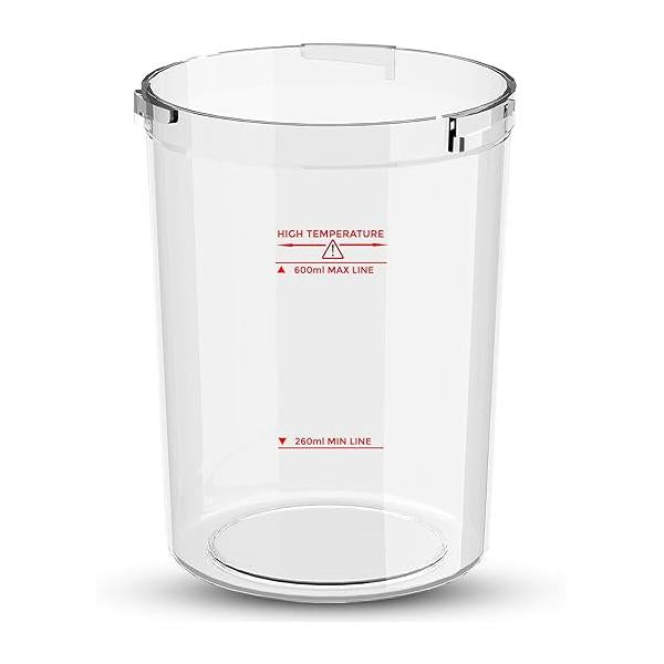 Water Jar for Facial Steamer Professional, Large Capacity Plastic Cup Ozone Professional Replacement