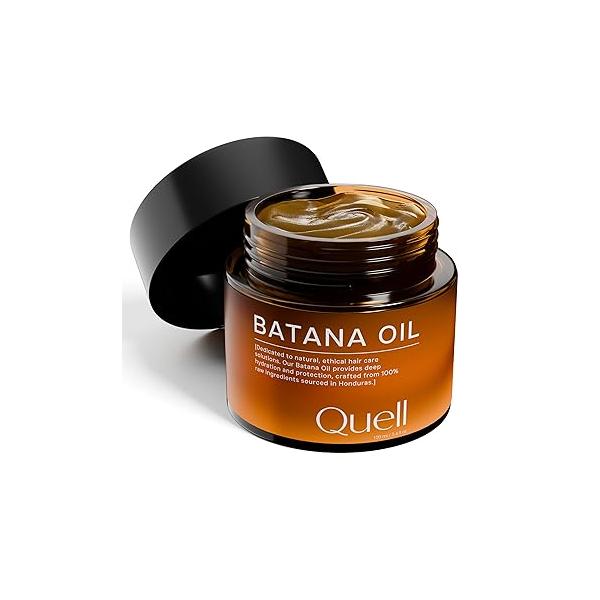 Quell Batana Oil for Skin & Hair Dr. Sebi 100ml Raw Honduras Encourages New Growth For All Types