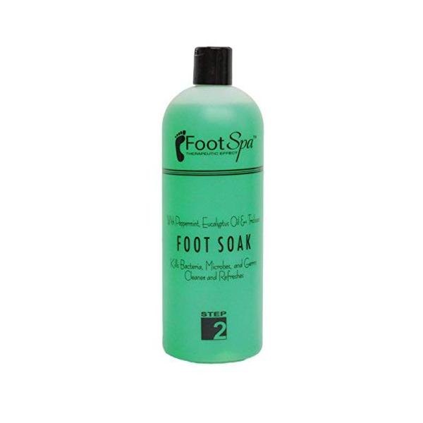 FOOT SPA - Foot Soak Cleanses, Softens, and Refreshes - Made With Eucalyptus & Peppermint Oil 32 Oz