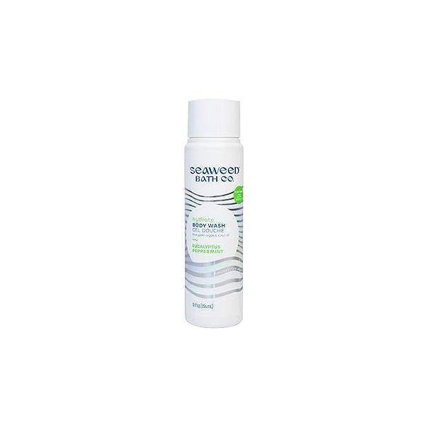 Seaweed Bath Co. Hydrate Body Wash, Eucalyptus Peppermint Scent, 12 Ounce, Shower Gel for Men & Women, Vegan, Paraben Free, Sulfate Cruelty Free