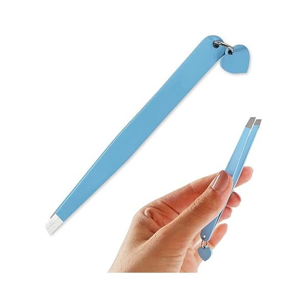 Expert Eyebrow Hair Removal Tweezer, Tweezers for Men, Women & Kids, Stainless Steel (PINK)
