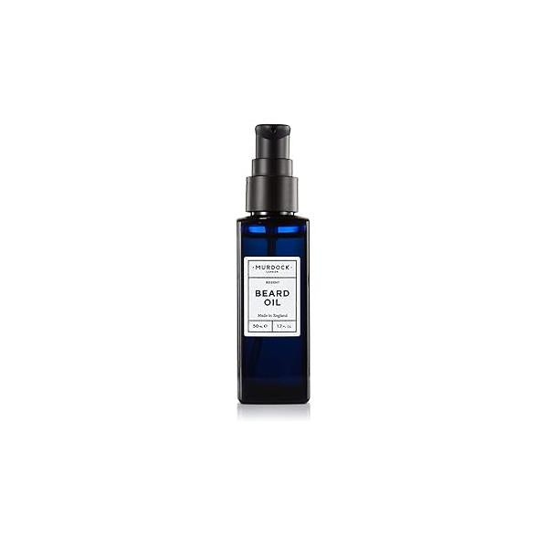 Murdock London Beard Oil for Men - Natural Scent Healthy growth & Nourishment Provides Glossy finish 50 ml