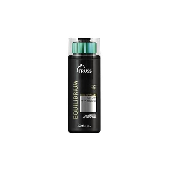 TRUSS Equilibrium Shampoo for Oily Hair - Itchy Scalp Color-Treated Helps Balance & Dry Ends Hydrating Cleansing Formula Salt Dye-Free (10.14 oz)