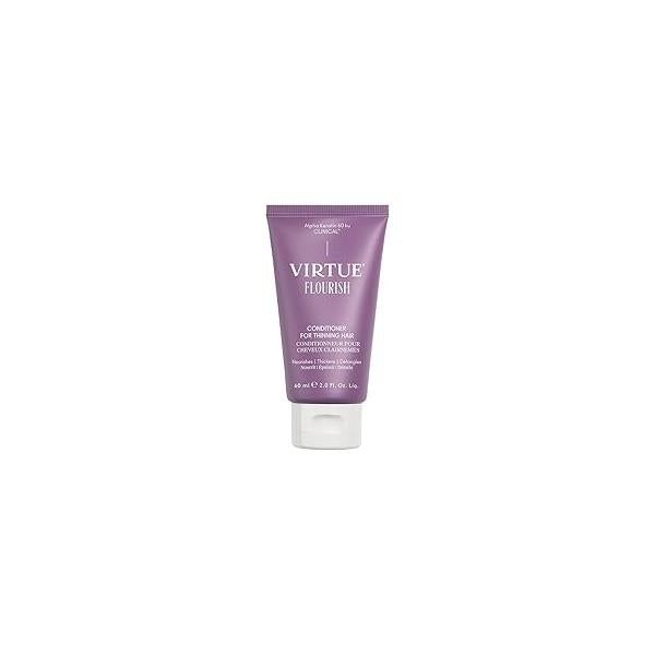 VIRTUE Flourish Conditioner for Fine or Thinning Hair, Sulfate Free Hair Growth Product, Detangles and Thickens, Color Safe