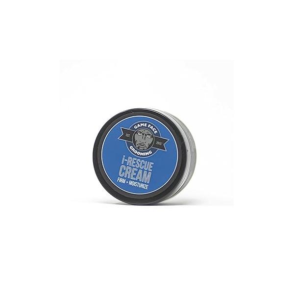 Game Face Grooming i-Rescue Cream - Eye Moisturizer | Firm and Moisturize Under Wrinkles & Bags Infused With Caffeine Vitamin C Every Day Use To Combat Aging Or Looking Fatigued .5 fl oz