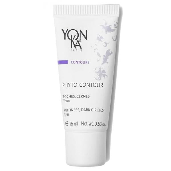 Yon-Ka Phyto-Contour Eye Cream (15 ml) Anti-Aging Under for Dark Circles and Puffiness, Tone Firm with Vitamin E Aloe Vera, Paraben-Free