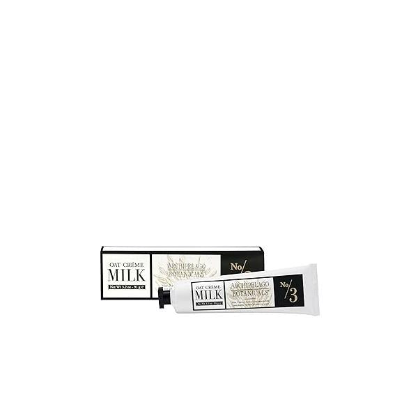 Archipelago Botanicals Oat Milk Hand Crème, Rich and Lightly Scented Lotion for Dry Skin, Cuticles Rough Spots, Premium Plant Extracts (3.2 oz)