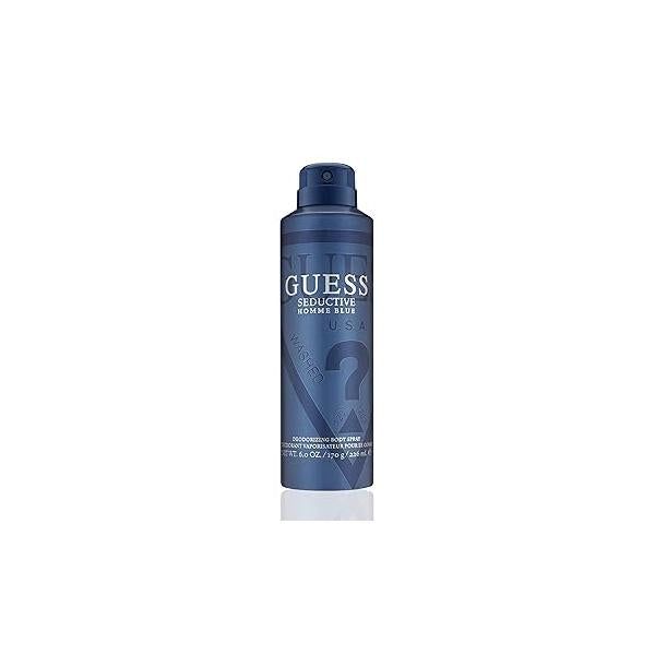 Guess Seductive Homme Blue Men Body Spray, 6 Ounce (Pack of 1)