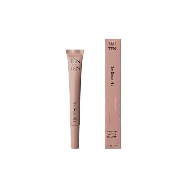 Tenoverten - The Rose Oil Cuticle Treatment | Clean, Natural, Non-Toxic Nail Care (0.27 fl oz 8 mL)