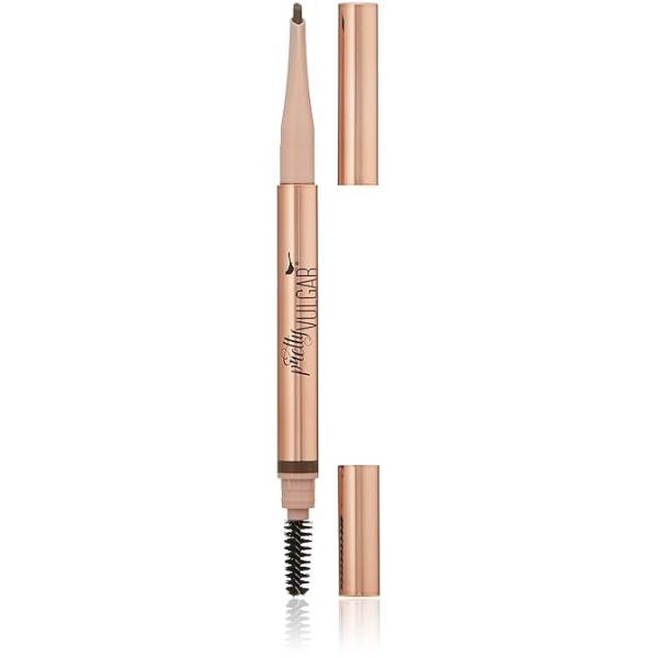 Pretty Vulgar Defined Brilliance Eyebrow Pencil, Dual-Sided Definer Natural Finish, Long-Wearing, Water-Resistant, Vegan, Gluten-Free & Cruelty-Free, 0.35g / 0.012 Oz.
