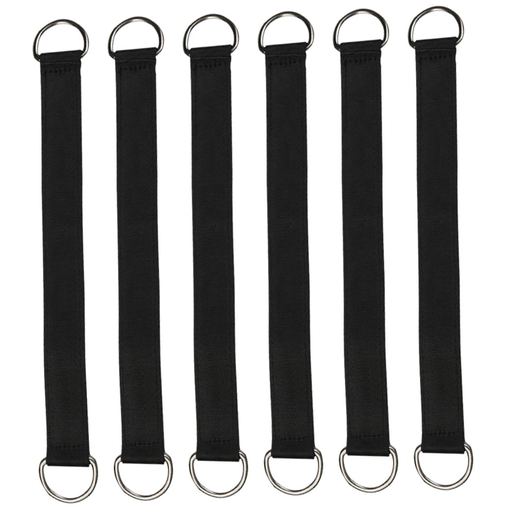 Niceauty 6Pcs Heavy Duty for Tree Swings with Black Polyester Material