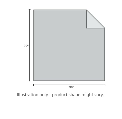 LaSyL Fleece Blanket Queen 90"x90" Grey - 300GSM Soft Cozy Plush Fuzzy Flannel Bed Blanket - Lightweight Anti-Static Microfiber Blanket for Couch, Bed, Sofa