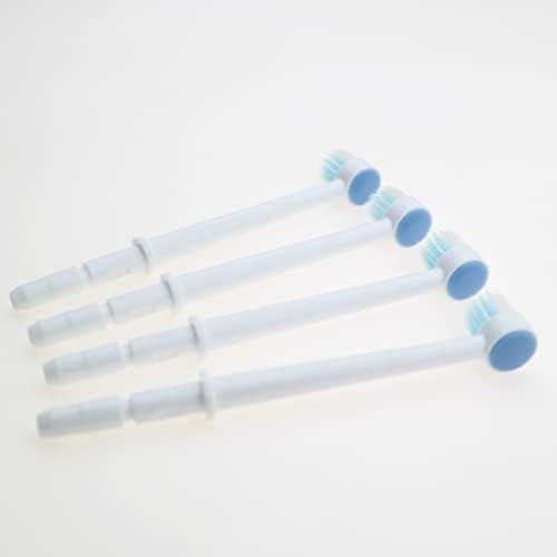 Replacement Dental Water Brush Heads Compatible with Waterpik Water Flossers Toothbrush and Oral Irrigators, 4-Pack