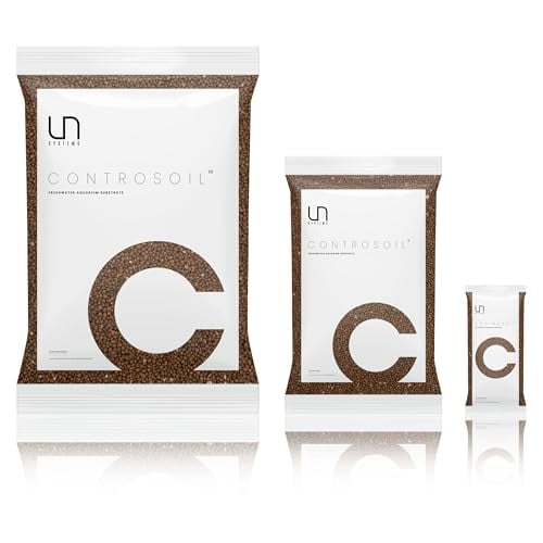 Ultum Nature Systems Controsoil - Aquarium Substrate Soil Porous Gravel for Natural Aquatic Freshwater Planted Fish Tank, Brown (Extra Fine, 3 Liters)