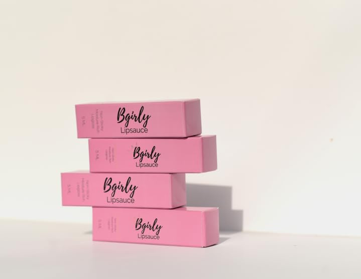 | Handmade, Vegan, Moisturizing Lip Gloss, Non-Sticky Lip Gloss (Lava)