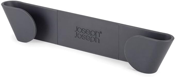 Joseph Joseph Cupboard Store - Set of 4 Pot and Pan Lid Holders Self Adhesive Wall Mount Storage Organizer, Suitable for Lids Up to 9 in , 3M VHB Tape Included, Gray