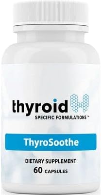 ThyroSoothe - Dr. Formulated Thyroid Support Supplement – Natural Formula for Hyperthyroidism & Graves’ Condition – Includes Selenium, Vitamin C, Lemon Balm for Overall Thyroid Health – 30 Day Supply