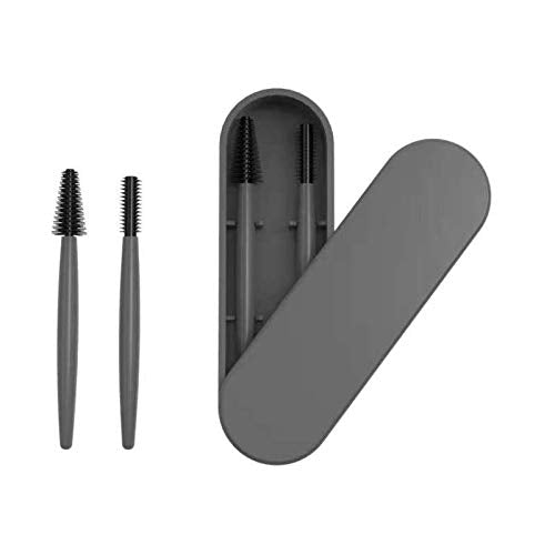 Eyebrow And Eyelash Brush Reusable With Case, Spoolies For Eyebrows, Reusable Spoolie, Makeup Kit, Makeup Brushes Set, Reusable