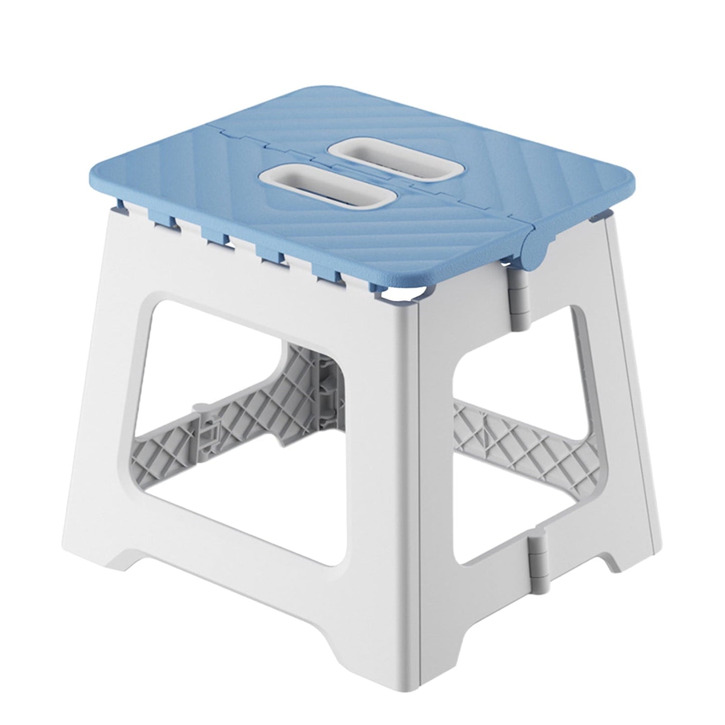 Xiying Foldable Stool | Portable Plastic Folding Chair | Compact & Lightweight For Outdoor Camping, Home Use | Easy Assembly & Storage | 22.5X19X18Cm | 1Pc