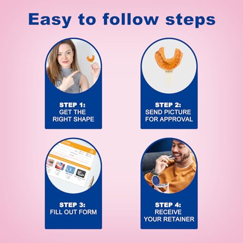Teeth Retainer for Upper and Lower Teeth - Clear, Comfortable, BPA-Free, Durable, Easy to Use, Ideal for Teeth Retention after Braces, for Adults and Teens