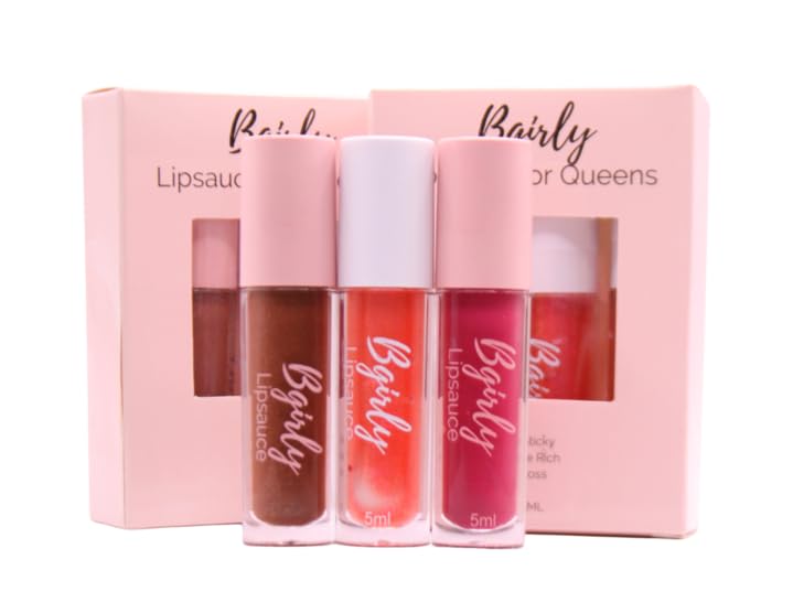 | Handmade, Vegan, Moisturizing Lip Gloss, Non-Sticky Lip Gloss (Scarlet)