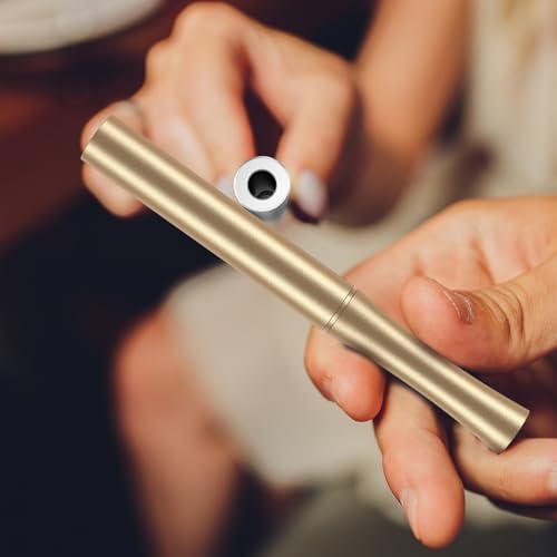 Stylish Gold Air Flavored Device,16 Replaceable Inner Cores,Natural Ingredients Extracted,Helps Improve Bad Habits-0419-06