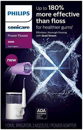 Philips Sonicare Power Flosser 3000, White, HX3711/20
