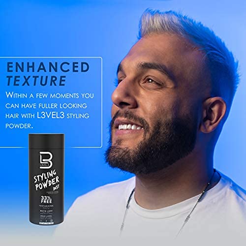 Level 3 Men's Styling Powder | Natural Look | Easy Application, No Grease