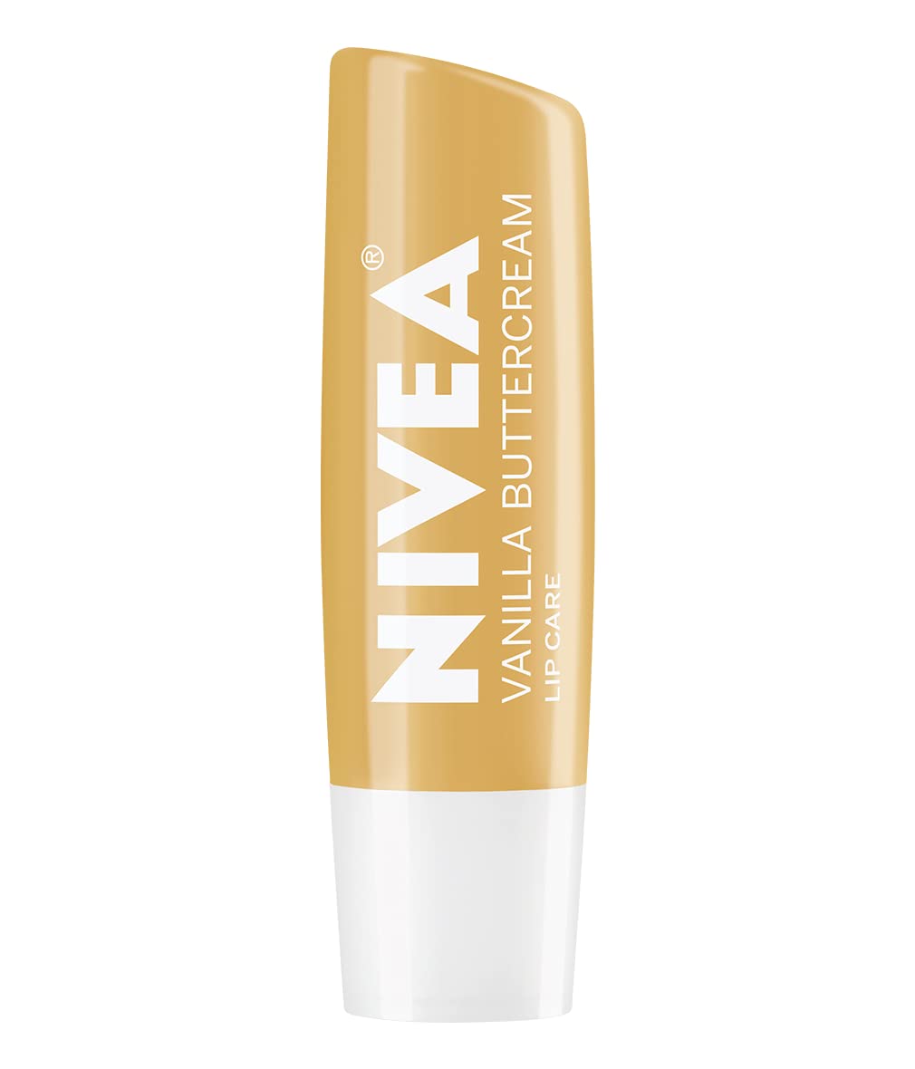 Nivea Vanilla Buttercream Lip Care 0.17 Oz / 4.8 G (Pack Of 2)
