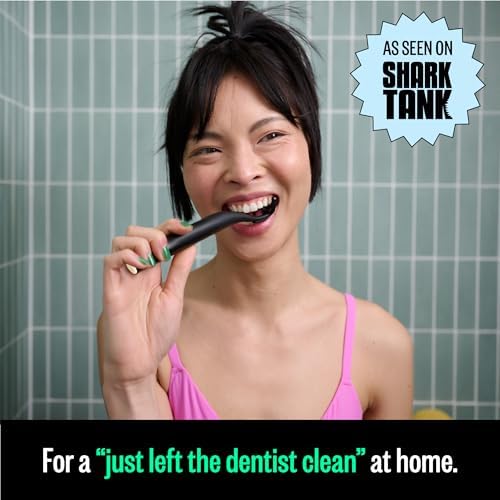 FLAUS Electric Flosser (Shark Tank) 3 Speeds + 45 Refill Heads w/Gentle Gliding Floss for Sensitive Gum Care - Water Flosser Alternative, Dentist Recommended Tooth Flossers, Eco Dental Floss Picks