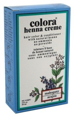 Colora Henna Creme Hair Color Mahogany 2Oz (3 Pack)